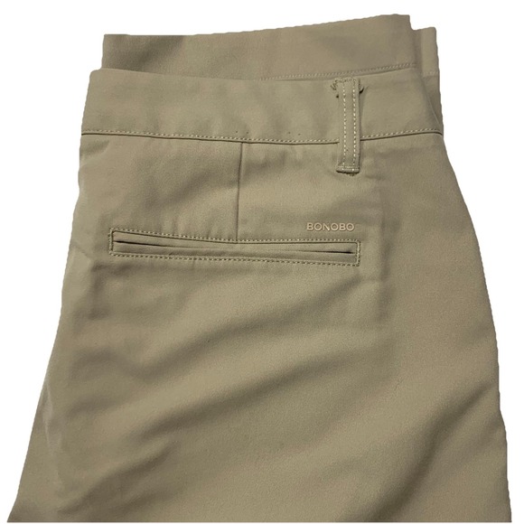 Bonobos Golf Pants Mens 33x31 Slim Khaki Beige Chino Performance Fit Lightweight - Picture 10 of 10